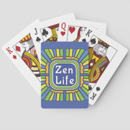 Zen Leben für mich Spielkarten