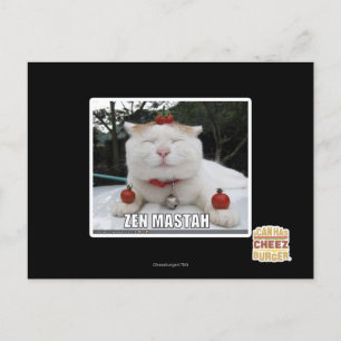 Zen Mastah Postkarte