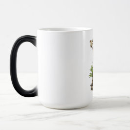 Zen Master Cat Funny Chill Gray Tabby Cat Gift  Verwandlungstasse