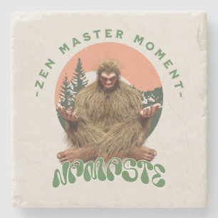 Zen Master Moment Namaste - Bigfoot Maditation Steinuntersetzer