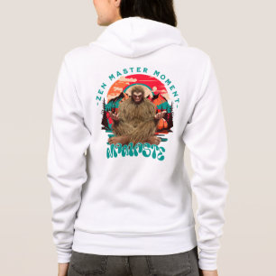 Zen Master Moment - Namaste Funny Bigfoot Hoodie