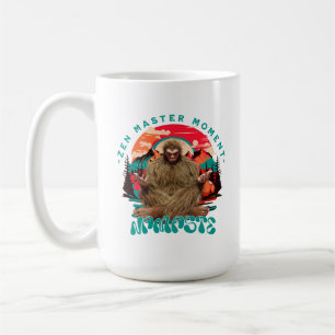 Zen Master Moment - Namaste Funny Bigfoot Kaffeetasse