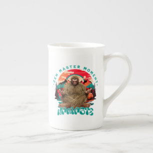 Zen Master Moment - Namaste Funny Bigfoot Prozellantasse
