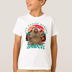 Zen Master Moment - Namaste Funny Bigfoot T-Shirt