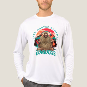 Zen Master Moment - Namaste Funny Bigfoot Tri-Blend Shirt