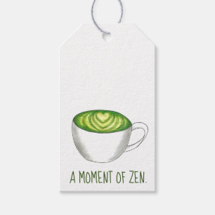 Zen Matcha Green Tea Latte Liebe Geschenkanhänger