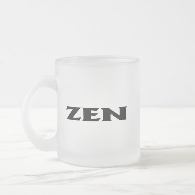 Zen mattierte Tasse (Links)