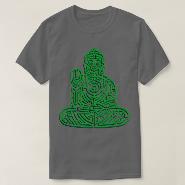 Zen Maze Meditation von Tobe Fonseca T-Shirt (Design vorne)
