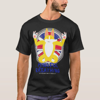 Zen Meditation Corgi Peace Love Kindness Meditat T-Shirt