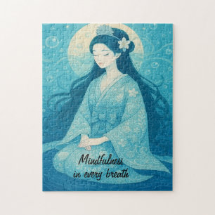 Zen Meditation Kunst Mindfulness Yoga Puzzle