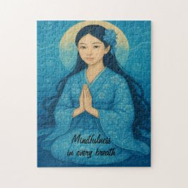 Zen Meditation Kunst Mindfulness Yoga Puzzle