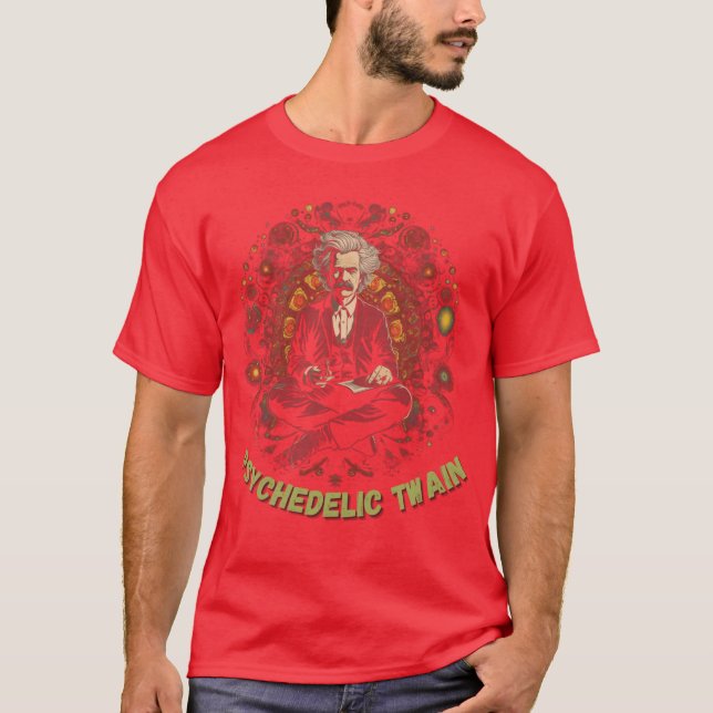 Zen Meditation Psychedelic Markwain family friends T-Shirt (Vorderseite)
