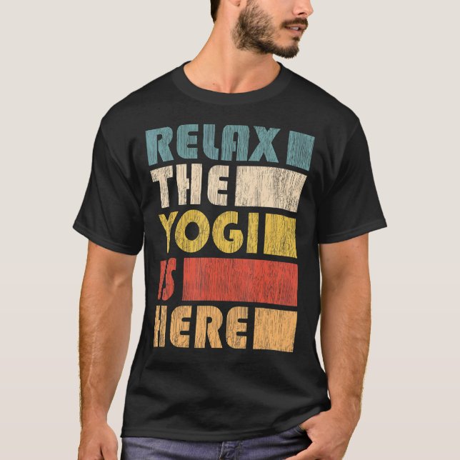 Zen Meditation Yoga Relax The Yogi Omm T-Shirt (Vorderseite)