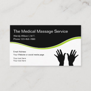 Zen Medizinische Massage Visitenkarte