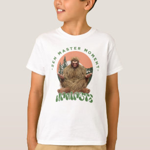 Zen-Meister-Moment Namaste - Bigfoot-Meditation T-Shirt