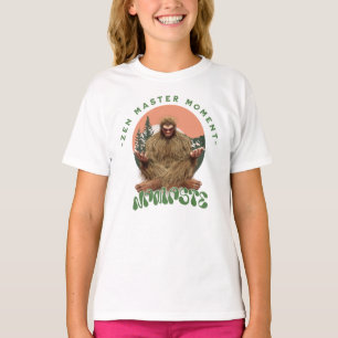 Zen-Meister-Moment Namaste - Bigfoot-Meditation T-Shirt