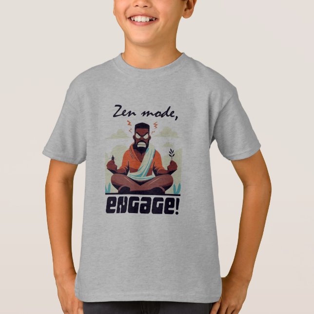 Zen-Modus, Engage! ⚡ Erwachsene ist ein Glitch T-Shirt (Vorderseite)