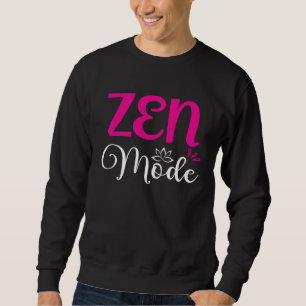 Zen-Modus Lotusblume Yoga Zen-Meditation Namaste Sweatshirt