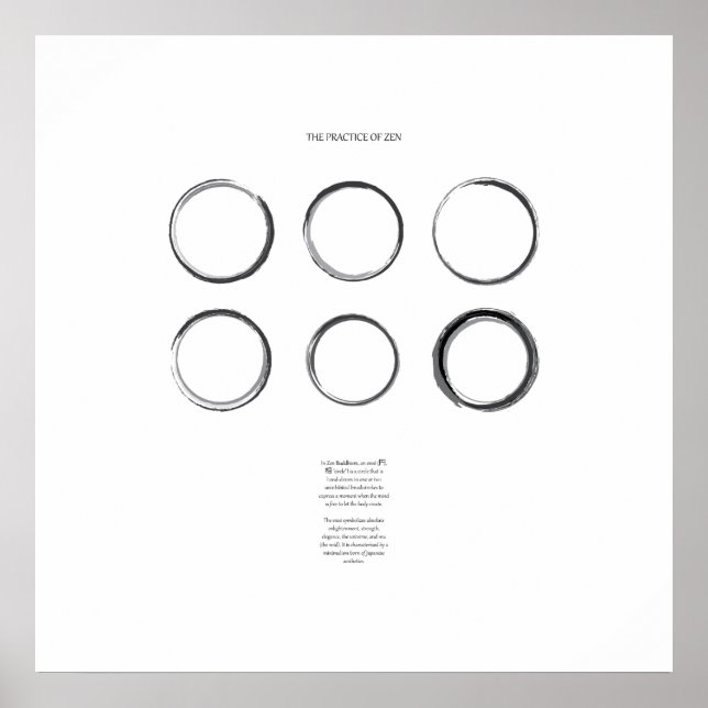 Zen Moment No.10 Poster (Vorne)