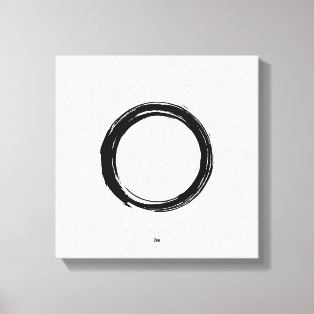Zen Moment Nr. 4 Leinwand (Vorderseite)