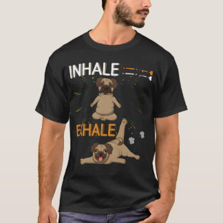 Zen Namaste Tier-Meditation Bulldogge Yoga lustig T-Shirt