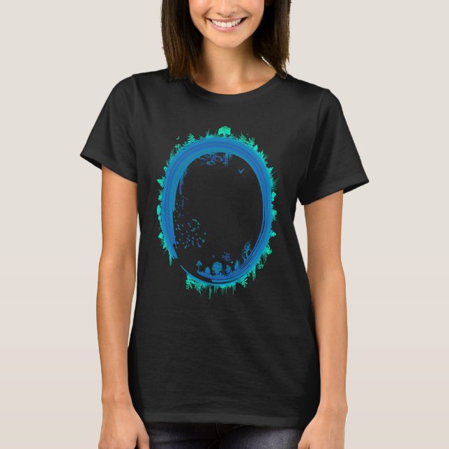Zen Nature Circle Outdoors World Relax Mindfulness T-Shirt (Vorderseite)