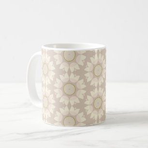 Zen-neutrale Blume Kaffeetasse