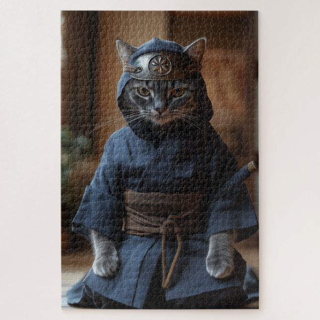Zen Ninja Cat Puzzle (Vertikal)