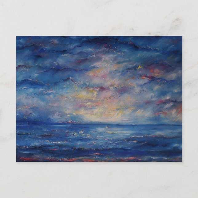 Zen Ocean Postcard Postkarte (Vorderseite)