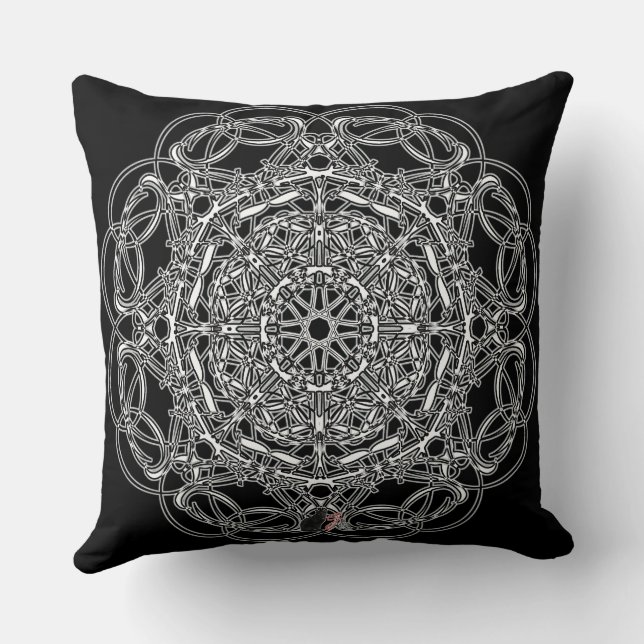 Zen Octa Glyph Pillow Kissen (Rückseite)