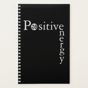 Zen Om positive Energie Minimalistisch Schwarz und Planer