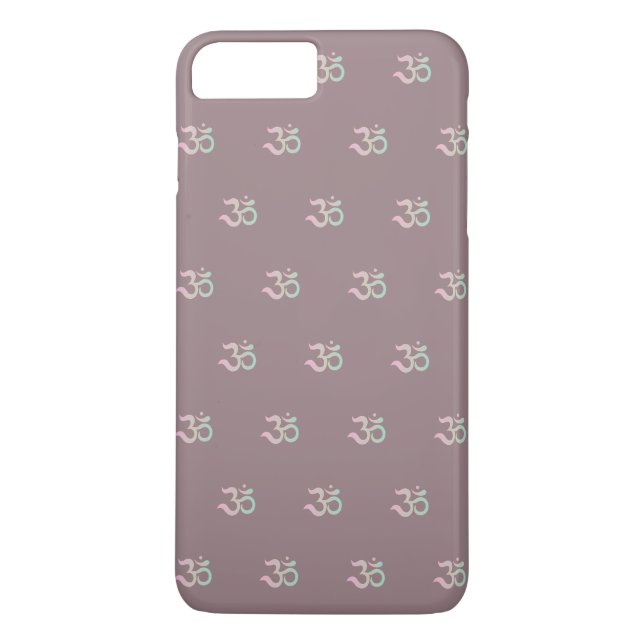 Zen Om signiert Muster staubige rosa iPhone Gehäus Case-Mate iPhone Hülle (Rückseite)