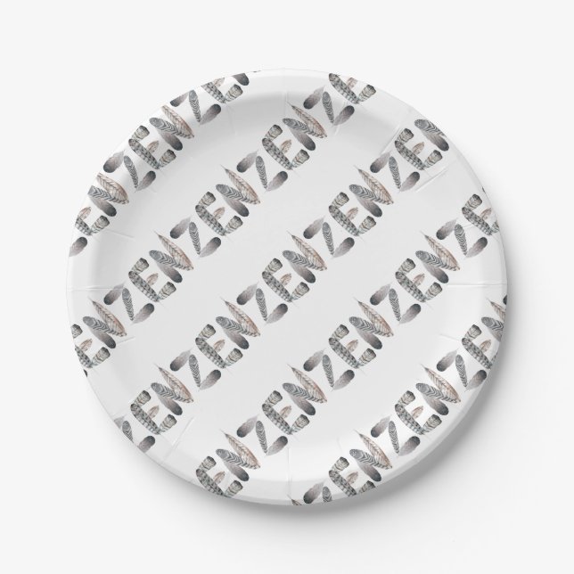 Zen Pappteller (Vorderseite)