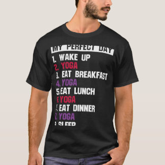 Zen Perfekter Tag Yoga Meditation Namaste T-Shirt