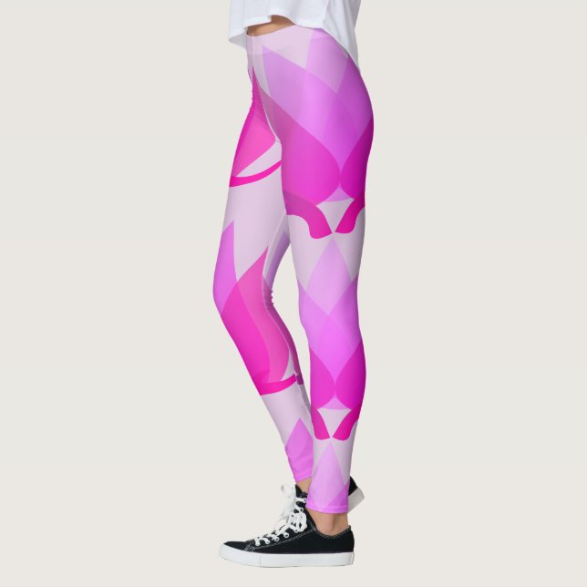 Zen Pink Lotus Leggings (Links)