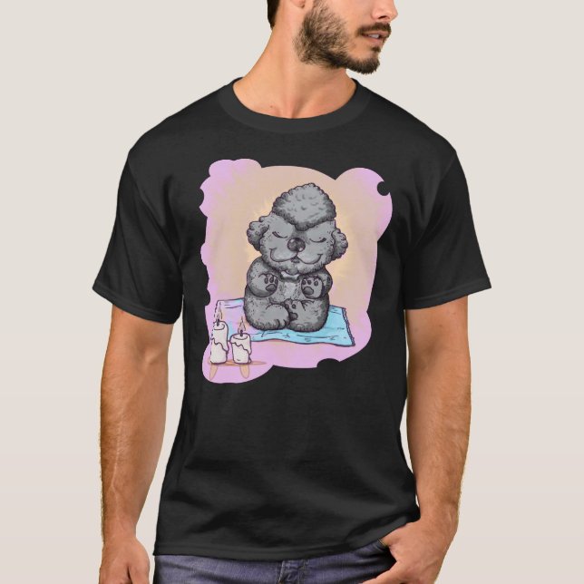 Zen Poodle T-Shirt (Vorderseite)