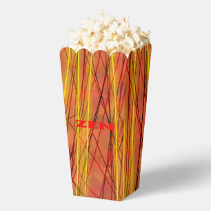Zen-Popcornboxen mit rotem Draht Geschenkschachtel