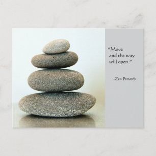 Zen Proverb Postcard Postkarte