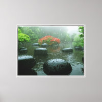 Zen Rain Garden mit lebhaftem Ahorn |