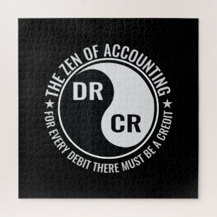 Zen Rechnungsführer Degree Funny Accountant Puzzle