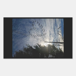 ZEN RECHTECKIGER AUFKLEBER