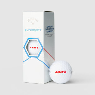 Zen red Callaway Supersoft golf Kugeln 3 pk Golfball