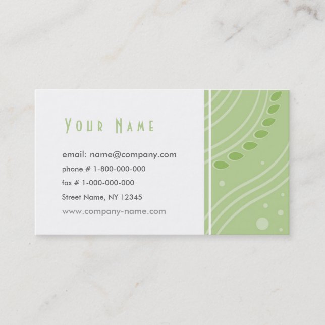 Zen-Reihe Visitenkarte (Vorderseite)