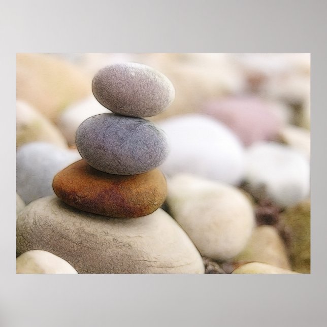 Zen Rock Garden Poster (Vorne)