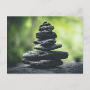 ZEN ROCKS POSTCARD POSTKARTE