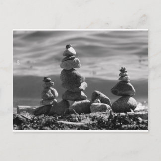 Zen Rocks Postkarte
