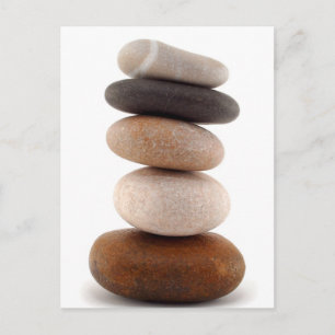 Zen Rocks; Postkarte