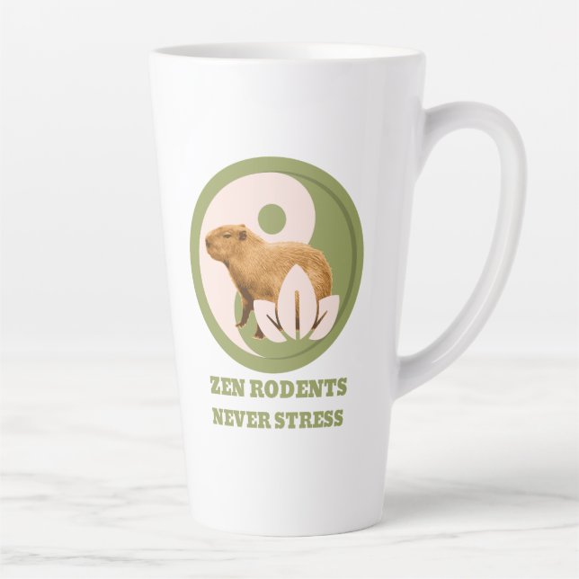 Zen Rodents stress Capybara Milchtasse (Rechts)
