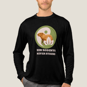 Zen Rodents stress Capybara Tri-Blend Shirt