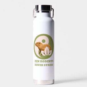 Zen Rodents stress Capybara Trinkflasche